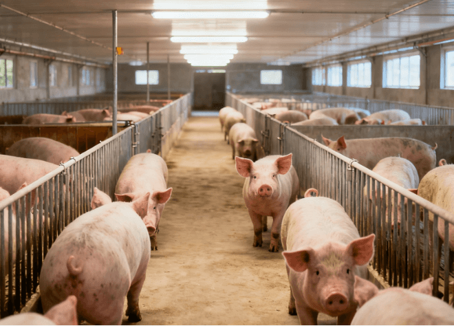 led lighting solution for swine barn